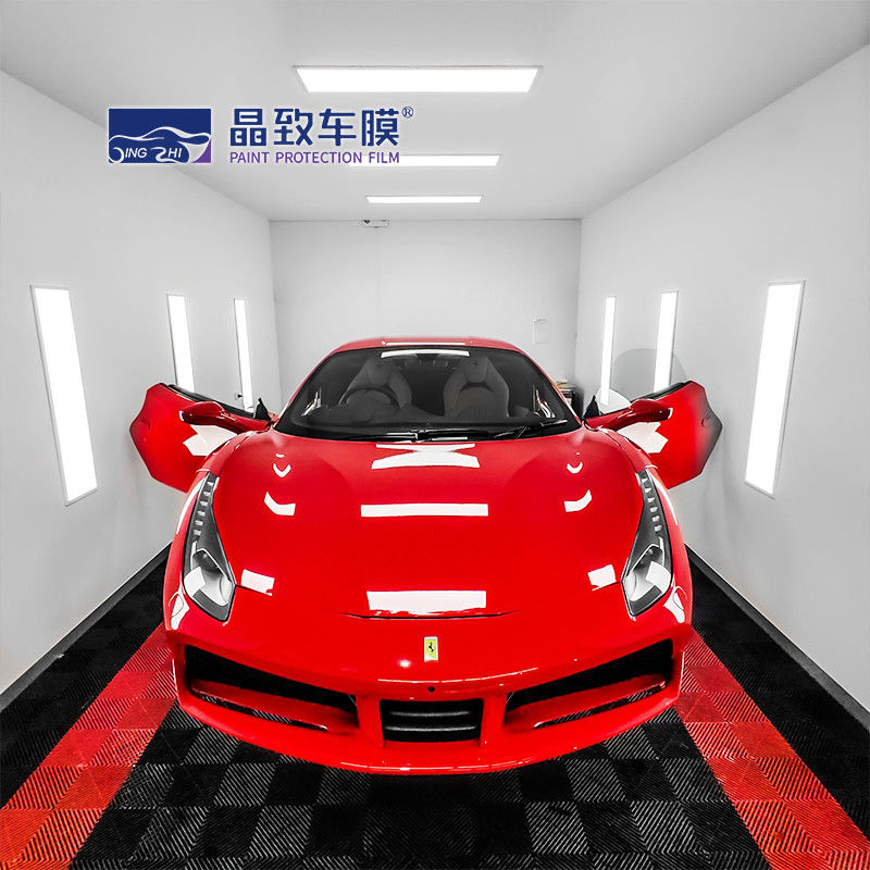 Anti Scratch Heatproof PPF Color Wrap, ไวนิลเมทัลลิคแวมไพร์สีแดงเคลือบมัน