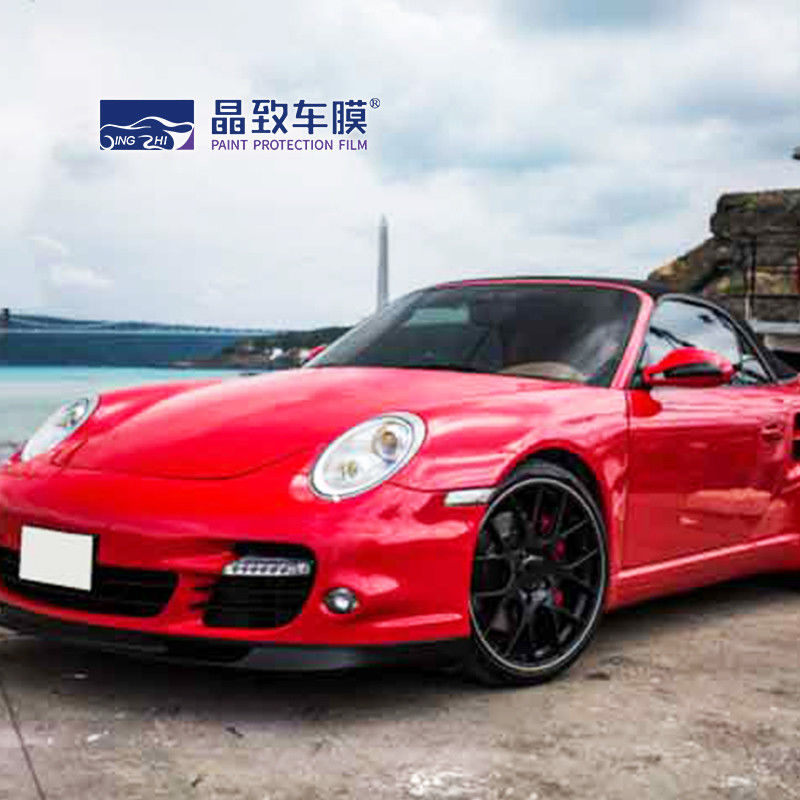 Anti Scratch Heatproof PPF Color Wrap, ไวนิลเมทัลลิคแวมไพร์สีแดงเคลือบมัน