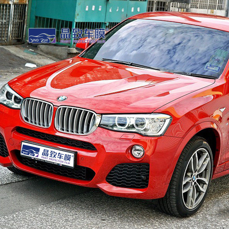 Anti Scratch Heatproof PPF Color Wrap, ไวนิลเมทัลลิคแวมไพร์สีแดงเคลือบมัน