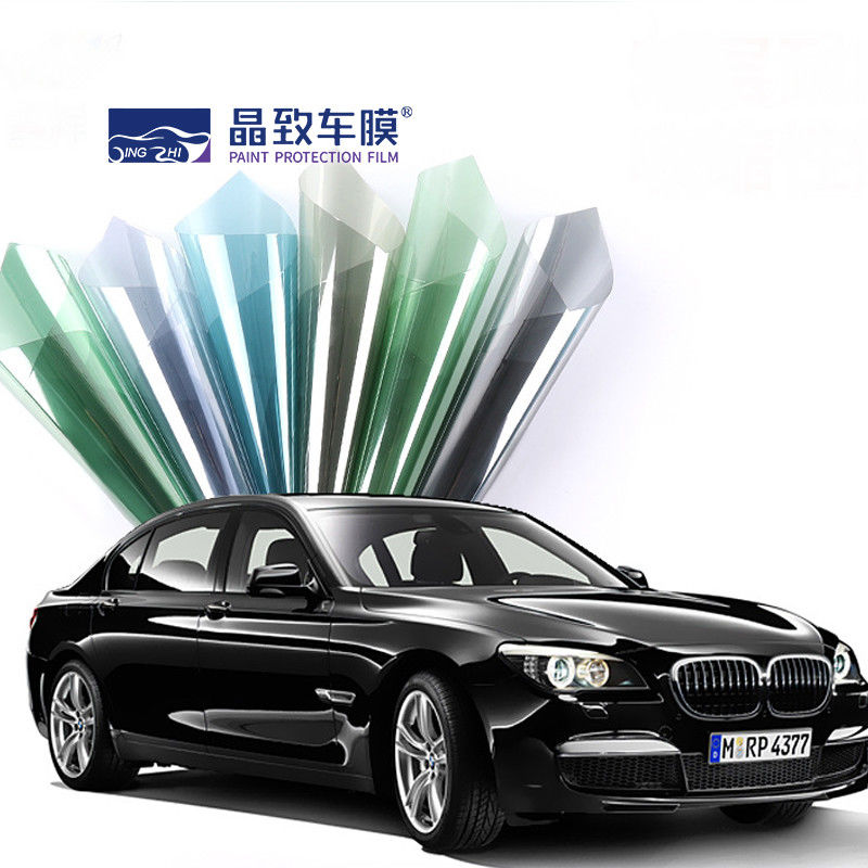 OEM ODM Windshield Tint Film Anti Shatter Multicolor ถอดได้