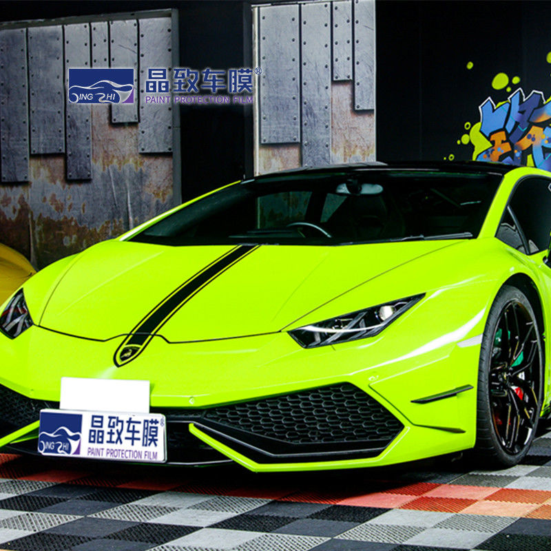 RoHS 3D Carbon PET Vinyl Film สีขาว Supper Gloss Blue Fiber