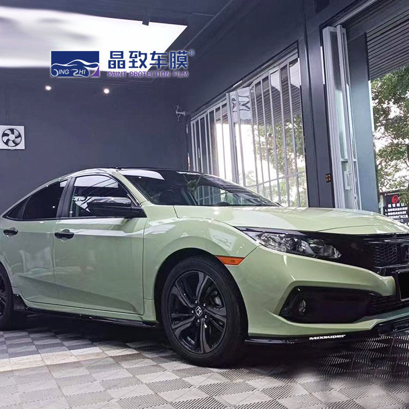 3M Vvivid Crystal Khaki Green ฟิล์มติดรถ Car Wrapping Roll Air Release Wrap FILM VINYL